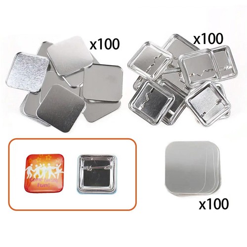 100sets blank button supplies - blank,