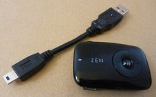 CREATIVE ZEN Stone Glossy Black 1 GB circa 2007 Portable MP3  VGC