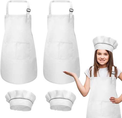 Kids apron and chef - apron, set,2