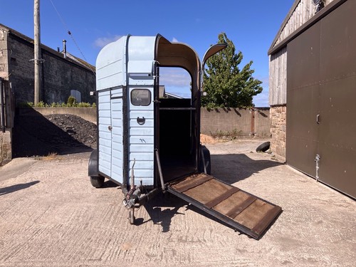 Rice double horse trailer - rice,