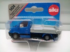 SIKU #1424 / Mercedes Benz Trayback Pickup  - Blue - Model Vehicle x1 