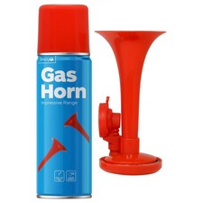 Simply Gas Trumpet Air Horn GH01 – Long Range Emergency Alarm for Events – Red