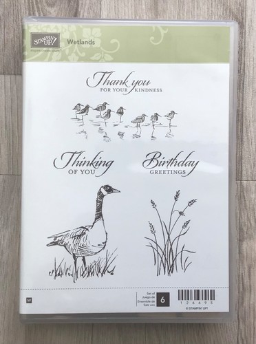 Stampin wetlands wooden - stampin, up!