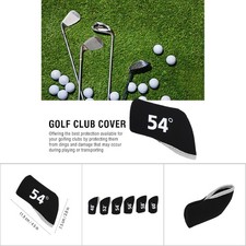 (Black)6Pcs Club Iron Head