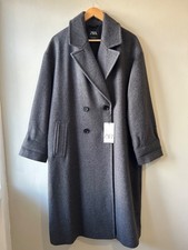 ZARA Grey Long Coat Womens