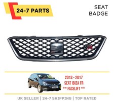 SEAT IBIZA FR 6J MK4 2013 - 17 FRONT BUMPER MAIN CENTRE GRILL + BADGE 6J0853651E