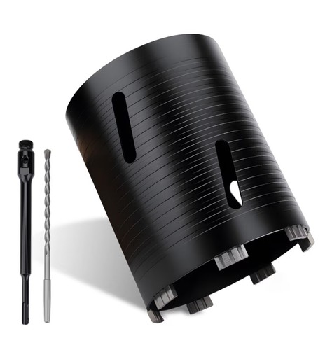 Diamond core drill bit - diamond, set