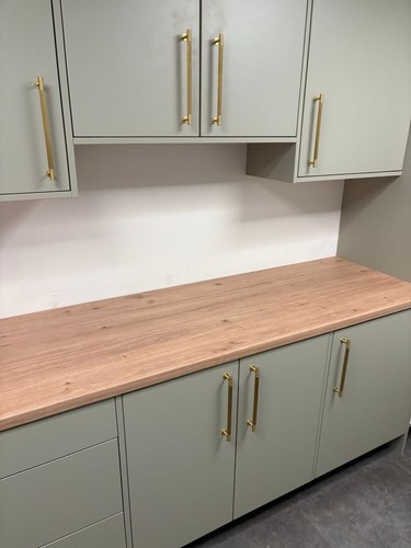 Warm oak effect - warm, kitchen
