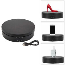 360° Top Battery Rotating Display Stand Electric Turntable Jewelry Show Holder