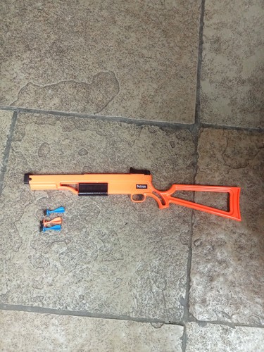 Toy rifle with suction bullets - toy,