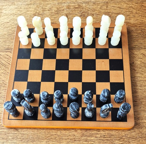 Marble and wooden hand - marble,