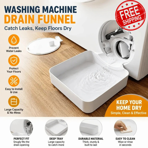 Washing machine drainage tray - drainage,