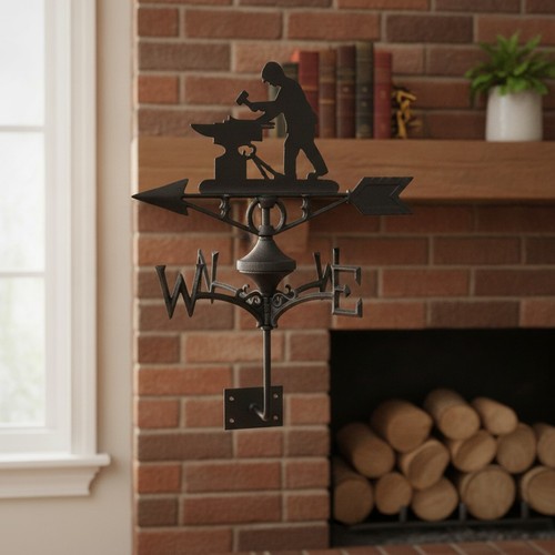 Blacksmith weather vane - vane, cast