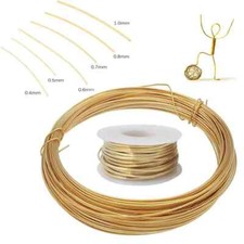 Coppers Wire DIY Jewelry Making Brass Metal Wire For Handmade Wire Jewelry Craft