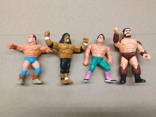 Lot vintage hasbro wwf - 4,