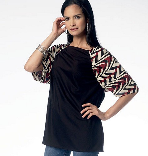Sewing pattern top easy - top,, size