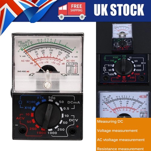 Analog multimeter ohm volt - volt, dc