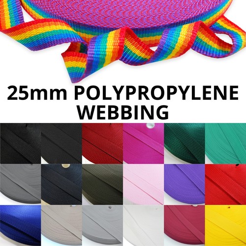 Polypropylene webbing 25mm - polypropylene,