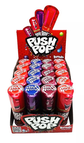 Bazooka push pop lollipops - push,