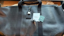 Brand New Mulberry Heritage Medium Clipper Bag Black BioVeg Scotchgrain