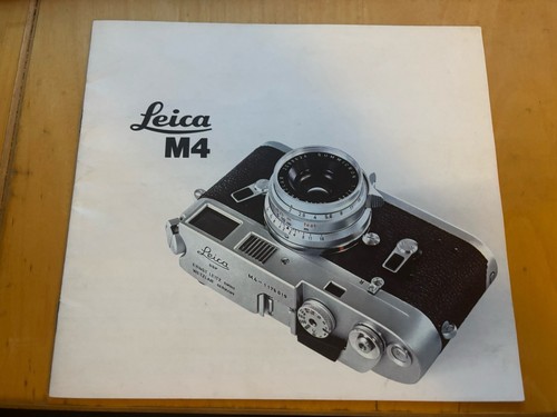 Leica camera instruction - m4,