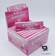 Elements PINK Connoisseur King Size Slim Paper Roach Filter Tips 1 3 5 10 24 Box