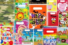 Children's Boys-Girls Colourful Birthday/Party Loot Bags