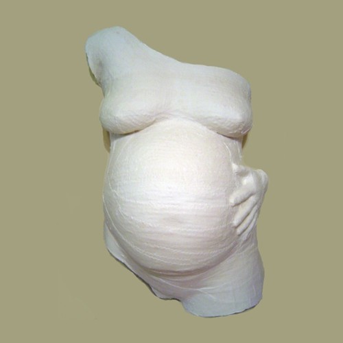 Plaster body casting - ,