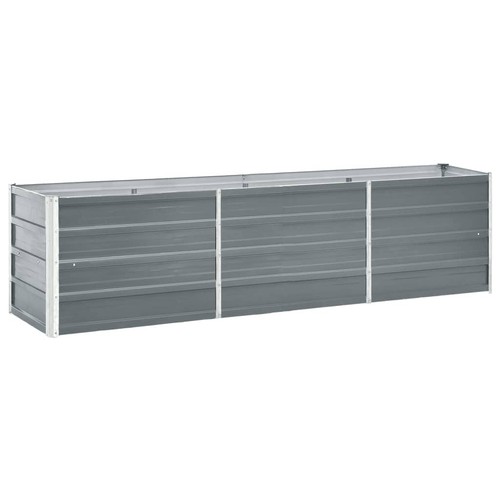 240cm galvanised steel - steel, raised