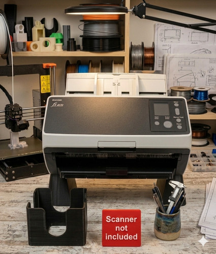 Card scanner risers and - card,