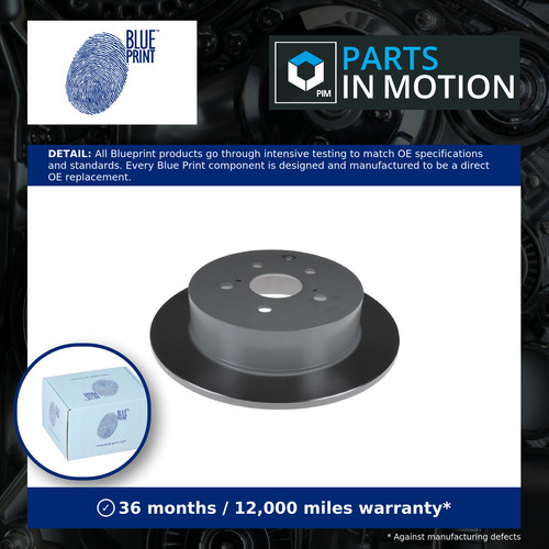 Brake discs pair solid - 2x,