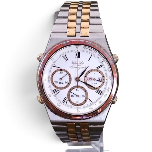Seiko chronograph 7a38 728a - seiko,