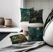 Peacock Feathers Cushion