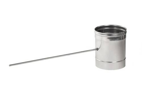 Flue liner damper stainless - flue,