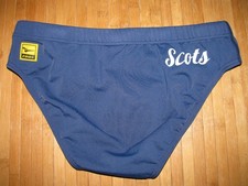 FINIS Swimsuit Brief Size 32 Polyester PBT Team Uniform WATER POLO SCOTS