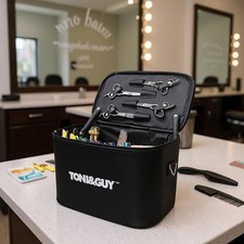 Pro Hairdressing Hair Stylist Beauty Bag Salon Equipment Tool Carry Case Black