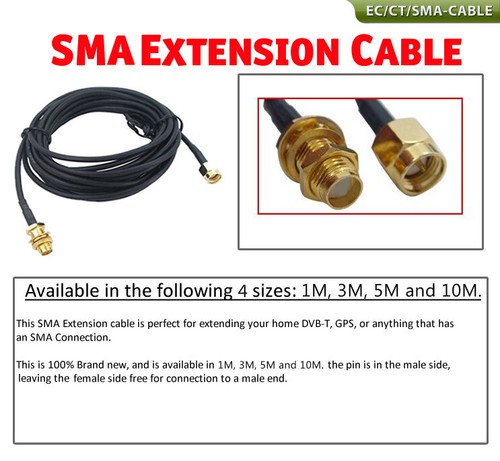 10m sma male to - 1m/3m/5m/10m,