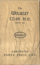 Wolseley 12/48 Series 3