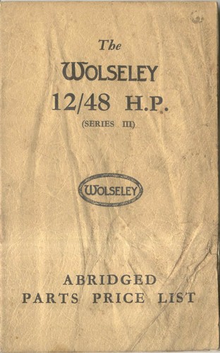 Wolseley series 3 - wolseley,