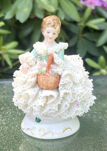 Vintage irish dresden lace - vintage,