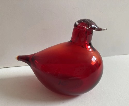 Iittala art glass bird - glass,