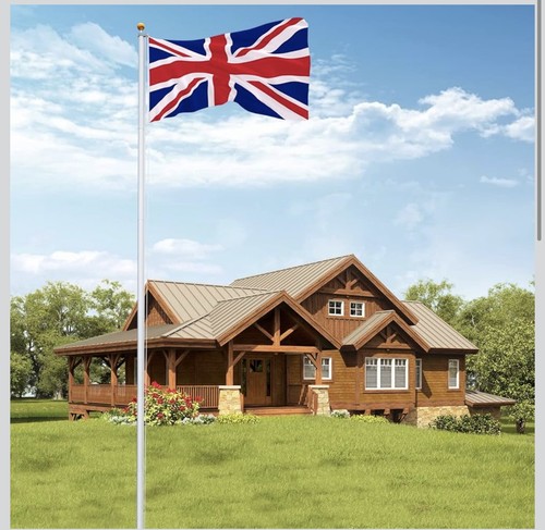 25ft yard telescopic flagpole - telescopic,