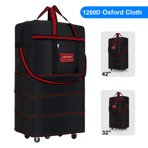 Expandable duffle luggage - luggage, bag