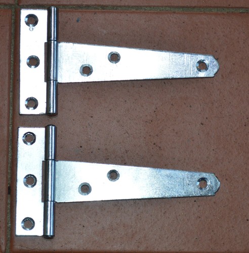 100 zinc plated tee - 4",