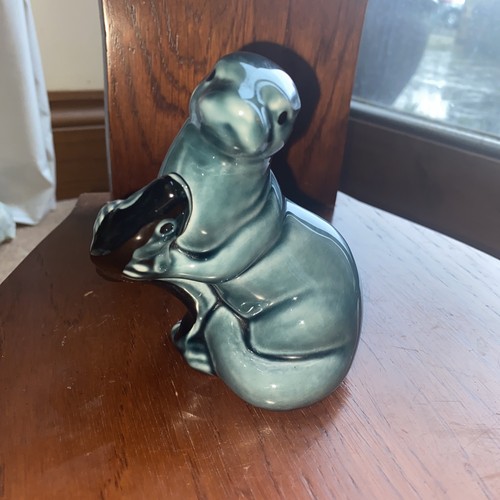 Vintage otter with fish poole - fish,