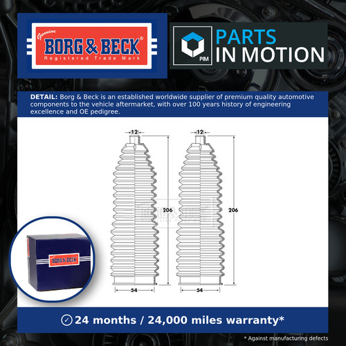 Steering rack boot fits - boot,