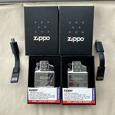 2 X Zippo Arc Lighter Insert. NEW UNUSED.