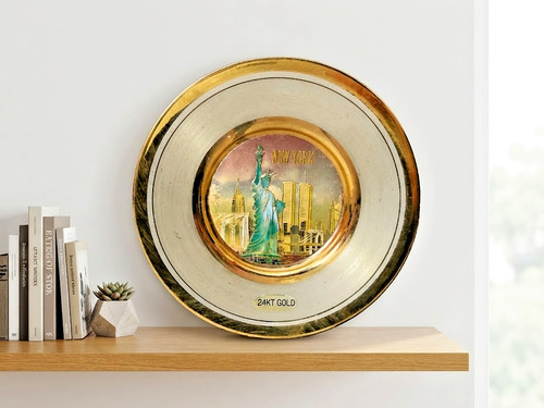 Chokin statue liberty 24k - statue,