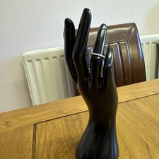 H Samuel Sterling Silver Wedding Ring Style  Band Size J 1/2 49