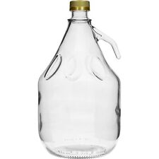 Glass Demijohn 3L with Screw Cap Top Carboy Gallon Home Brew Wine Making
